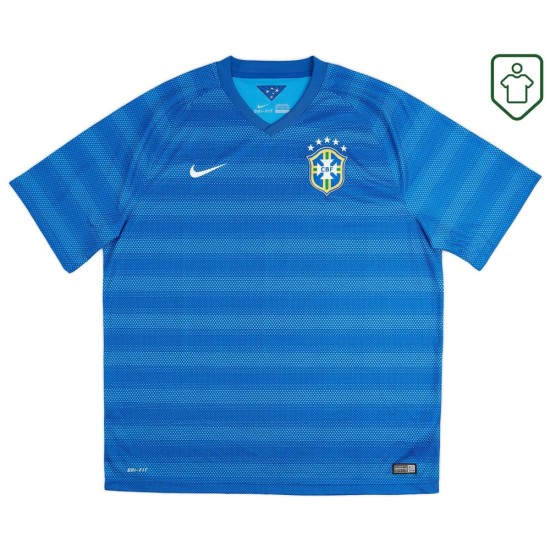 Camiseta retro visitante Brasil 2014/15 para hombre