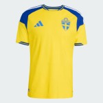 Camiseta local auténtica de la Copa del Mundo 2026 de Suecia para niño Camiseta local auténtica de la Copa del Mundo 2026 de Suecia para niño