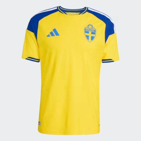 Camiseta local auténtica de la Copa del Mundo 2026 de Suecia para niño Camiseta local auténtica de la Copa del Mundo 2026 de Suecia para niño