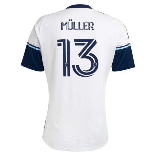 Camiseta Local Vancouver Whitecaps FC 2025 Hombre - Müller #13