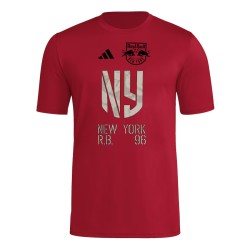 Camiseta Tercera Hook AEROREADY 2025 del New York Red Bulls para Niño - Roja