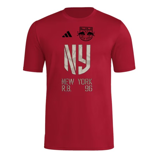 Camiseta Tercera Hook AEROREADY 2025 del New York Red Bulls para Hombre - Roja