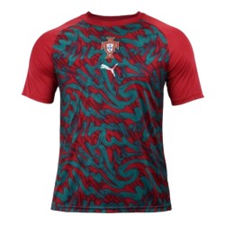 Remera pre partido tercera Portugal 2026 rojo niño