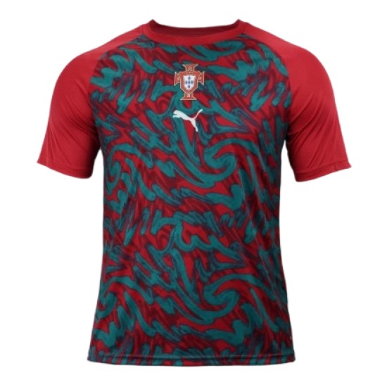Remera pre partido tercera Portugal 2026 rojo niño Remera pre partido tercera Portugal 2026 rojo niño