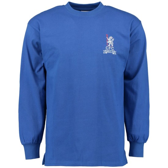 Camiseta Retro Final FA Cup Chelsea 1970 para Hombre Camiseta Retro Final FA Cup Chelsea 1970 para Hombre