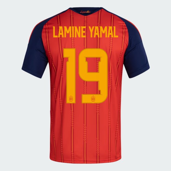 Camiseta Oficial Local España 2026 Niño LAMINE YAMAL #19