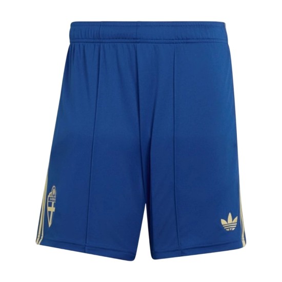 Pantalón Corto Suecia 2026 Mundial Visitante Niño Pantalón Corto Suecia 2026 Mundial Visitante Niño