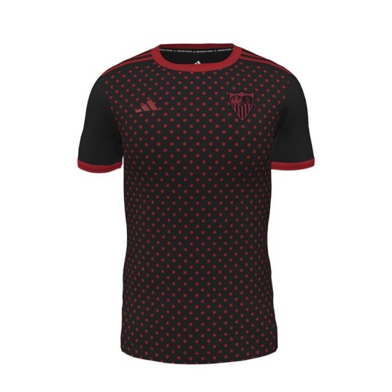 Hombre Sevilla FC 2025/26 Tercera Camiseta de prepartido - Negra