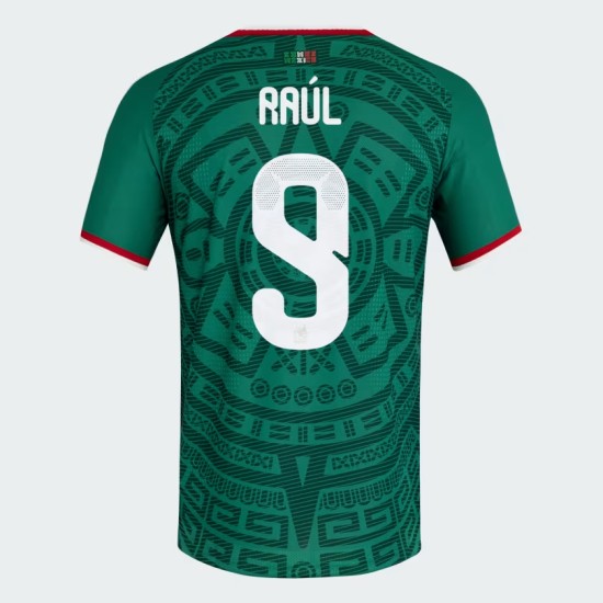 Camiseta Oficial Local México 2026 Mujer RAÚL #9