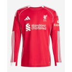 Camiseta Local Manga Larga Liverpool Mujer 2025/26