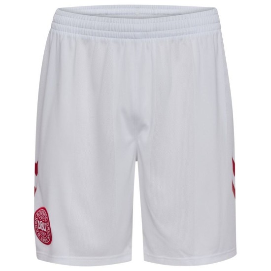 Pantalones Cortos Mundial 2026 Local Dinamarca - Blanco Hombre