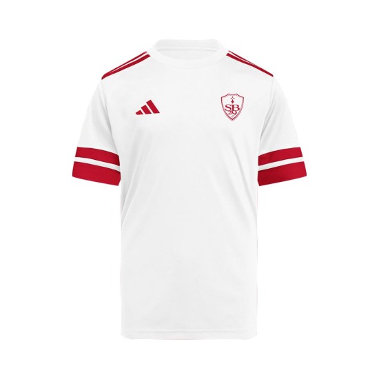 Tercera camiseta de calentamiento Brest 2025/26 hombre – blanca Tercera camiseta de calentamiento Brest 2025/26 hombre – blanca