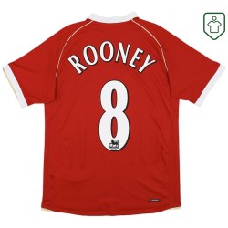 Camiseta retro local hombre Manchester United 2006/07 Rooney #8