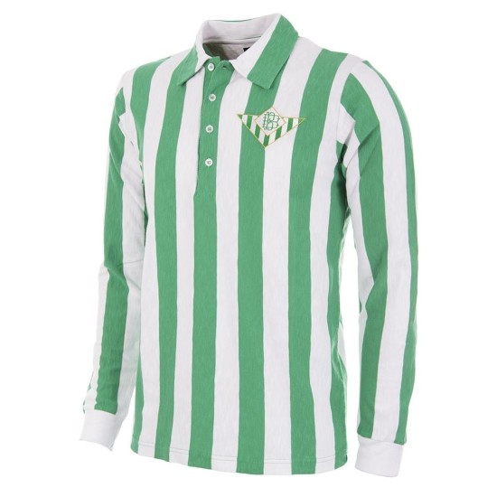 Camiseta retro de manga larga Real Betis 1934/35 para niño