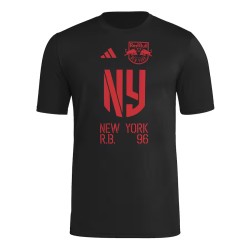 Camiseta Tercera Hook AEROREADY 2025 del New York Red Bulls para Niño - Negra