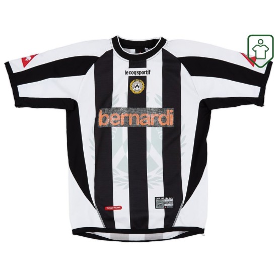 Camiseta retro local Udinese 2003/04 para hombre