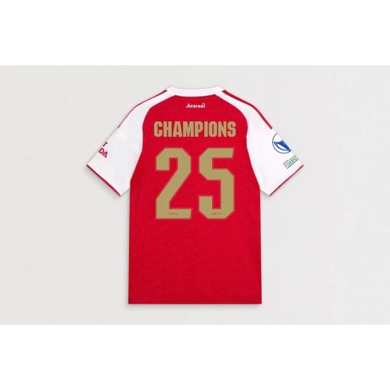 Camiseta Hombre Arsenal 2025/26 Local Campeones UWCL