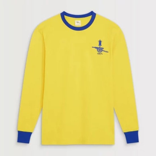Camiseta Retro FA Cup Visitante Manga Larga Mujer Arsenal 1971