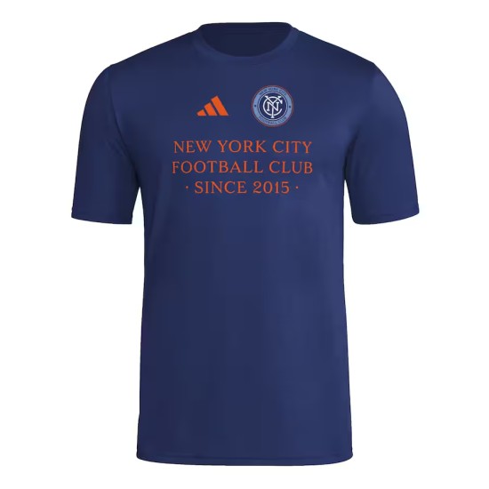 Camiseta Tercera Hook AEROREADY 2025 del New York City FC para Mujer - Azul Marino