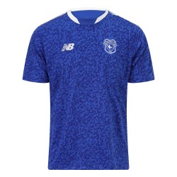 Camiseta de calentamiento local Cardiff City 2025/26 niño