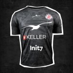 Niños FC Winterthur 2025/26 Camiseta Visitante - Negra