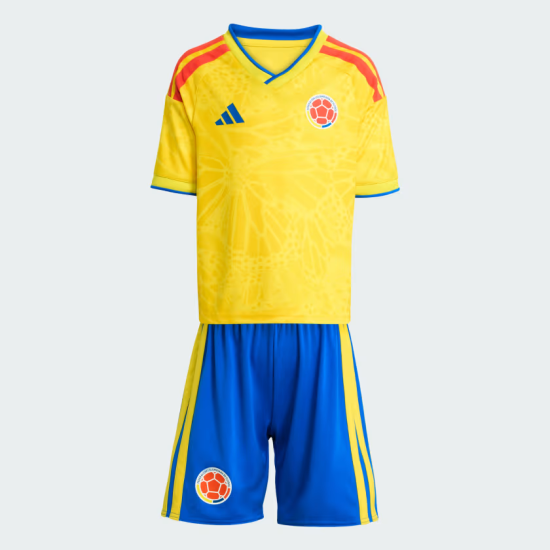 Conjunto local de la Copa del Mundo 2026 de Colombia para niño Conjunto local de la Copa del Mundo 2026 de Colombia para niño