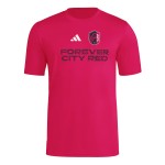 Camiseta Tercera Hook AEROREADY 2025 de St. Louis City SC para Niño - Rosa
