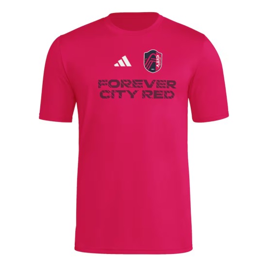 Camiseta Tercera Hook AEROREADY 2025 de St. Louis City SC para Niño - Rosa