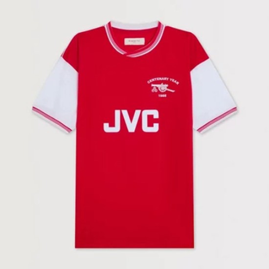 Camiseta Retro Centenario de Local Arsenal 1985 para Hombre