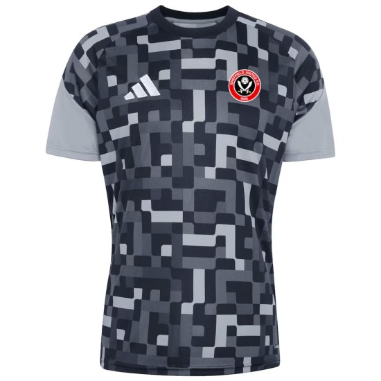 Camiseta de Prepartido de la Tercera Equipación Sheffield United 2026/27 Infantil - Negro