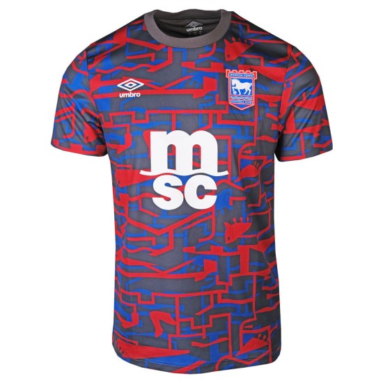 Camiseta de calentamiento visitante Ipswich Town 2025/26 hombre