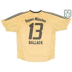 Camiseta retro Bayern Múnich 2004/05 visitante para hombre Ballack #13