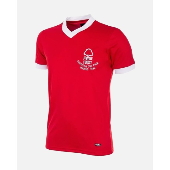 Camiseta Retro Copa de Europa del Nottingham Forest 1980 para hombre