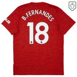 Camiseta retro local hombre Manchester United 2020/21 B. Fernandes #18
