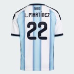 Camiseta Oficial Local Argentina 2026 Hombre L. MARTÍNEZ #22