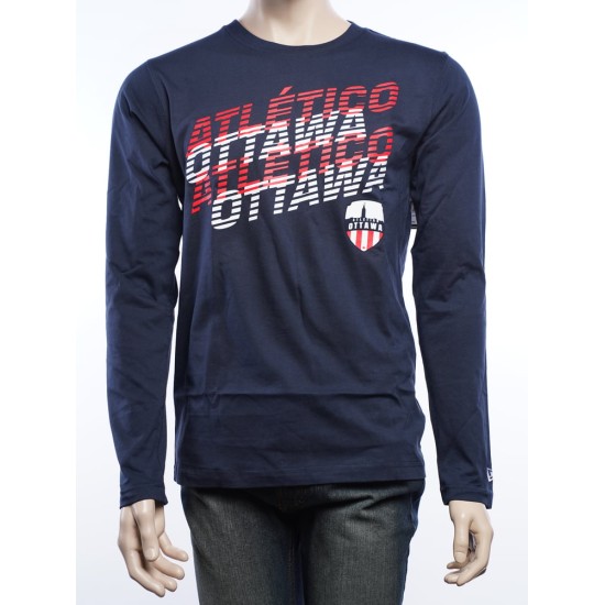 Camiseta Manga Larga New Era Tercera 2025 Mujer Atlético Ottawa