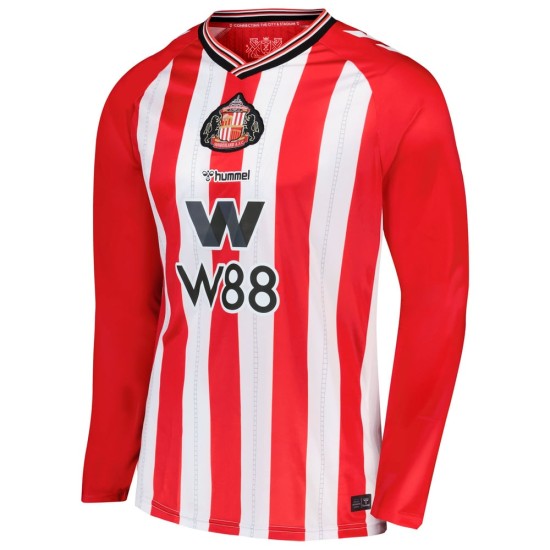 Camiseta de Manga Larga Local Sunderland 2025/26 Niño