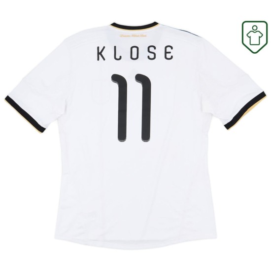 Camiseta retro local Alemania 2010/11 para hombre Klose #11